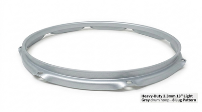 Dolby 13” Gray Hoop 8 Lug 2.3 mm Heavy Duty Triple Flange