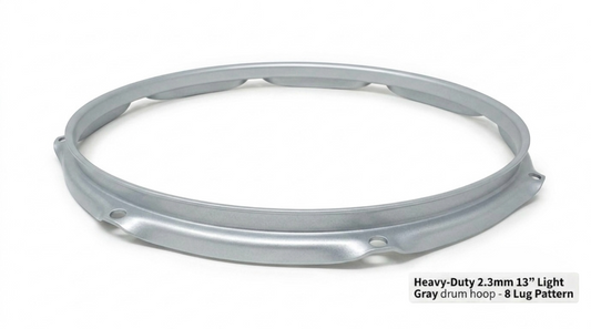 Dolby 13” Gray Hoop 8 Lug 2.3 mm Heavy Duty Triple Flange