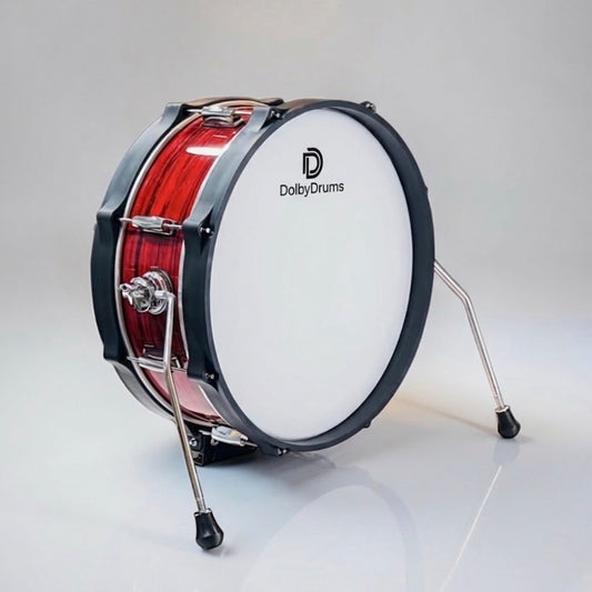 Dolby 18” Electronic Kick Drum RED WOOD for Roland Alesis