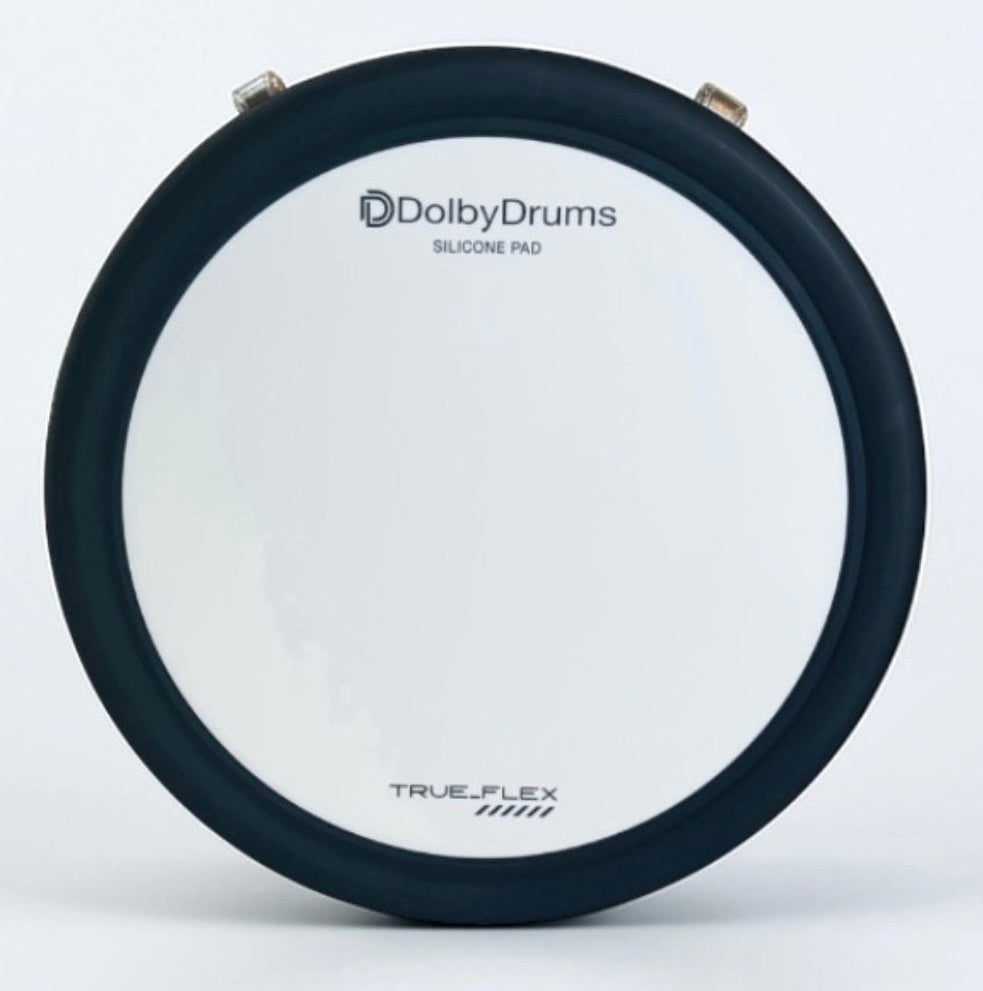 Dolby 12” Black Sparkle Electronic Silicone SNARE for Roland Yamaha Drum