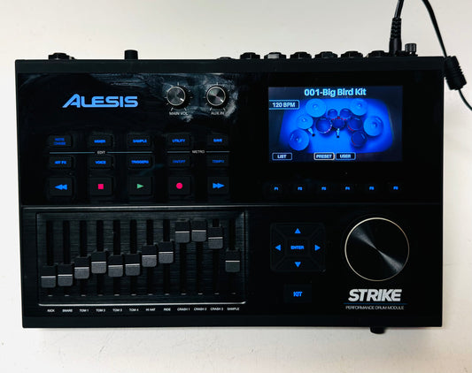 Alesis Strike Drum Module Brain with Cables and Mount Plate