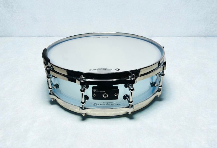 14” Ice Blue Acrylic SNARE Dual Zone A2 for Roland Alesis Drum