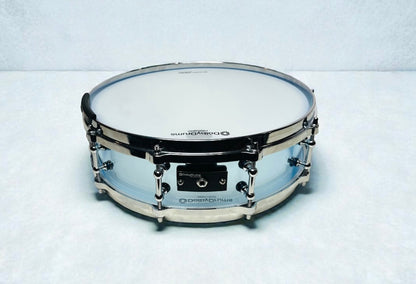 14” Ice Blue Acrylic SNARE Dual Zone A2 for Roland Alesis Drum