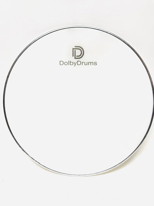 Dolby Drums 20” 3-Ply MESH Low Volume Resonant or Batter Drumhead White