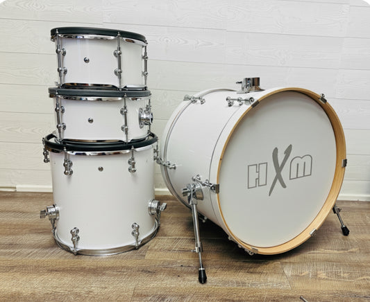 HXM WHITE Shell Pack Kick Floor Rack Tom for Roland Alesis Lemon Kit VAD XD-2000