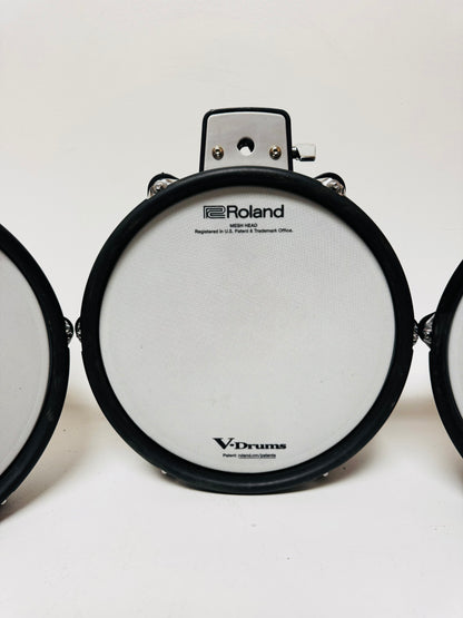 Set of 3 Roland PDX-100 10” Mesh Snare Tom Pad PDX100
