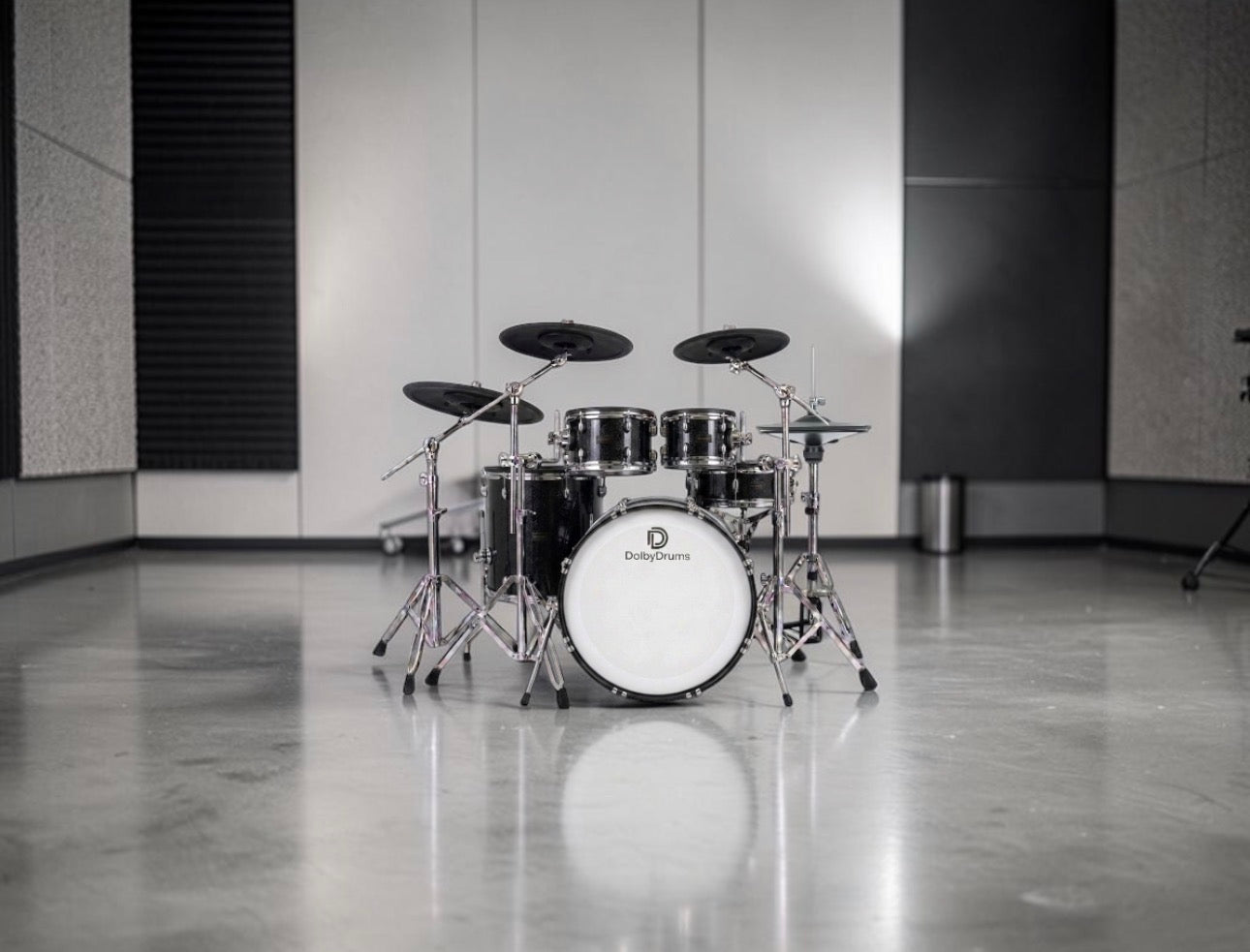 REV-9 Black Sparkle Electronic Drum Kit