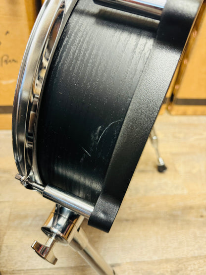 Lemon Snare and 3 Tom Kick Shell Pack Black Wood Drum for Roland and Alesis Kit