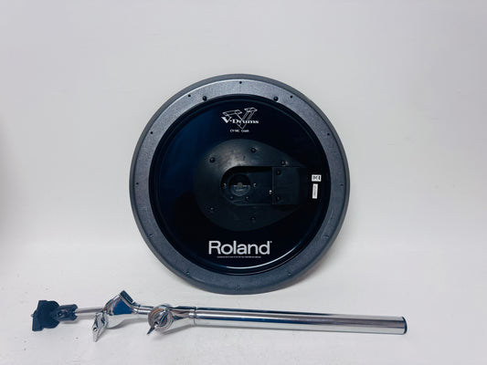 Roland CY-14C MG 14” w Arm Metallic Gray Crash Cymbal CY14
