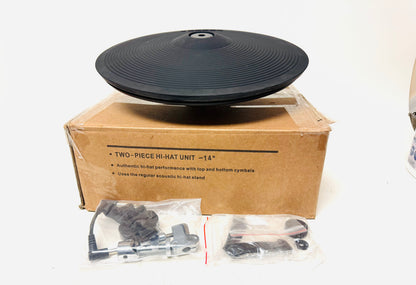 OPEN BOX Lemon HHC14 14” Hi Hat Cymbals for Roland Alesis Strike 2 Piece