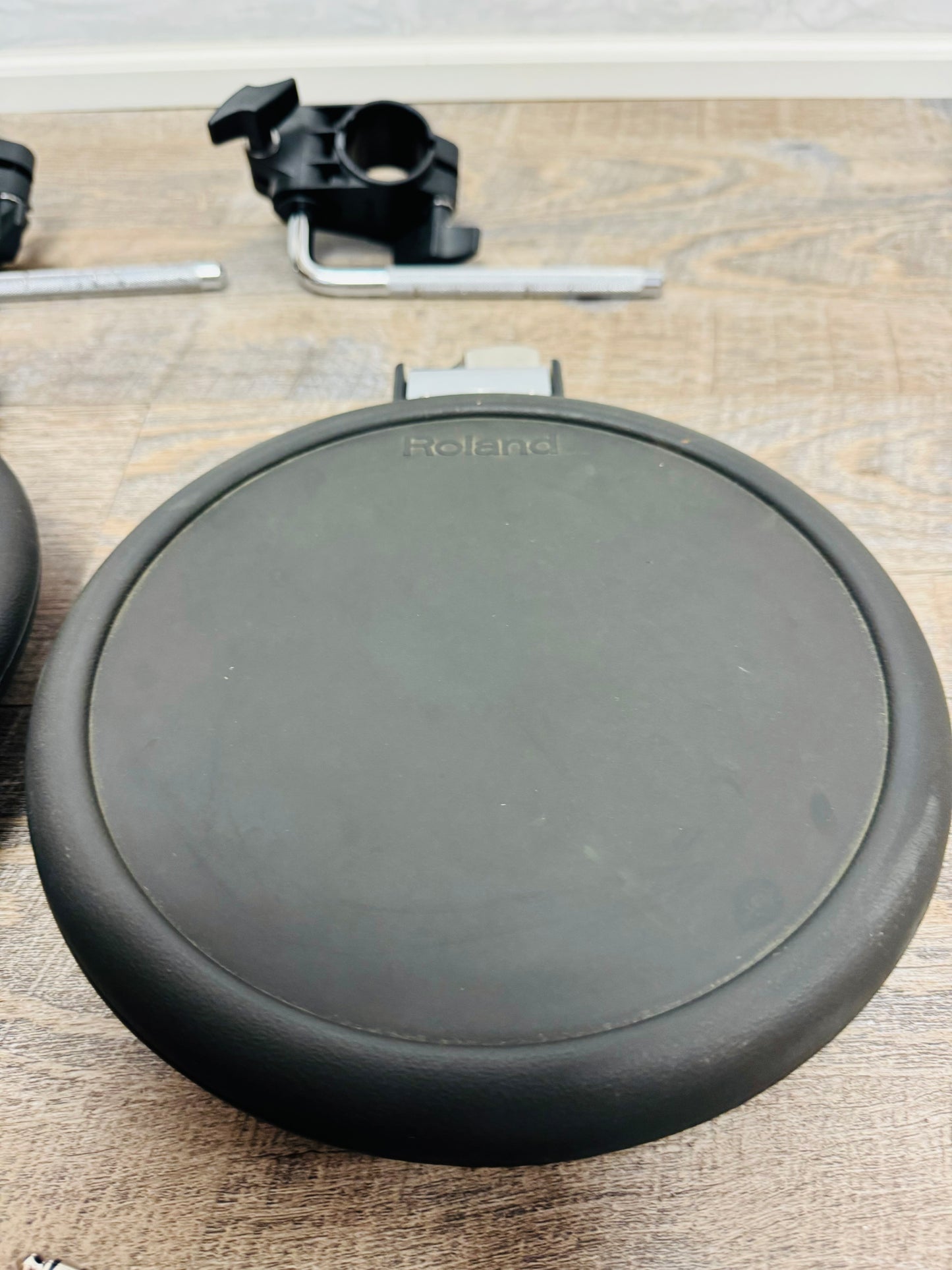 Pair of Roland PD-8 Dual Zone Pads with Clamp Cable PD8