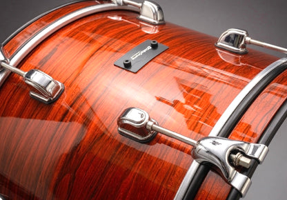 Dolby Drums 16” Electronic Kick Drum RED WOOD Bass for Roland Alesis HX