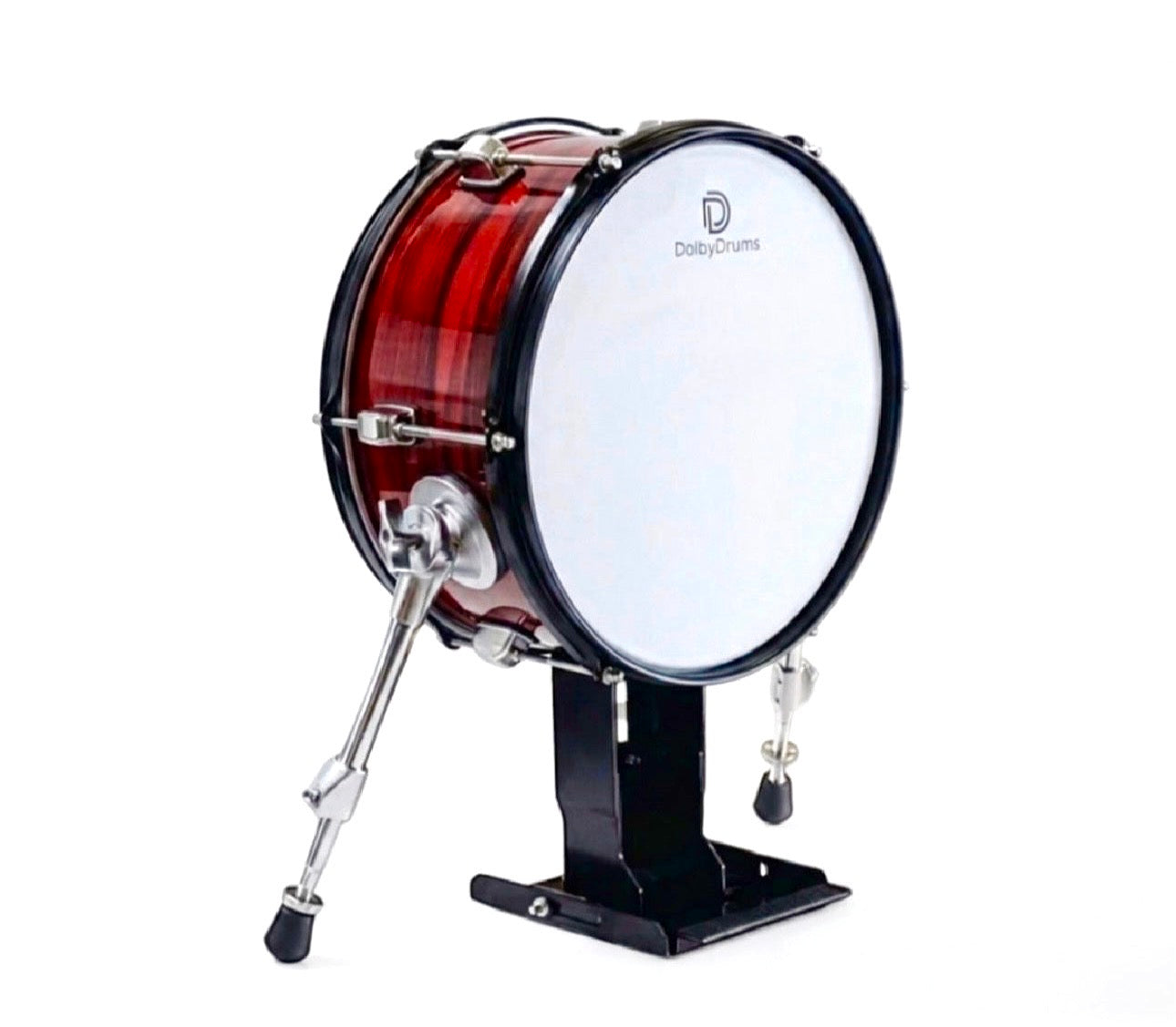 Dolby HX RED WOOD Electronic Shell Pack Snare Tom Kick for Roland Alesis Drum