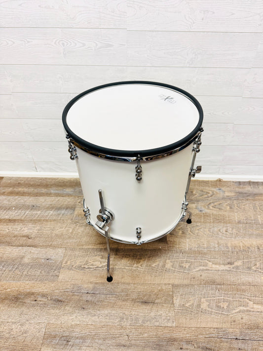 HXM 16” x 16” Mesh White Floor Tom for Roland Alesis Strike Kit VAD