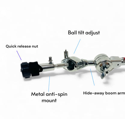 Roland CY-12C-T Thin Cymbal with Ball Arm and Mount CY12C T