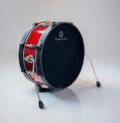 Dolby 18” Electronic Kick Drum RED WOOD for Roland Alesis