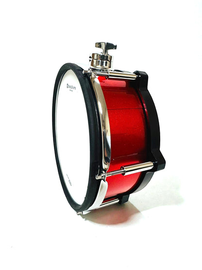 10” Electronic Red RACK TOM w 6 Triggers for Roland Alesis Drum