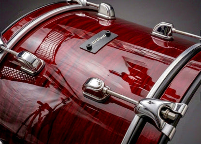 Dolby E Drum Shell Pack RED WOOD Kick Snare Tom for Roland Alesis Lemon