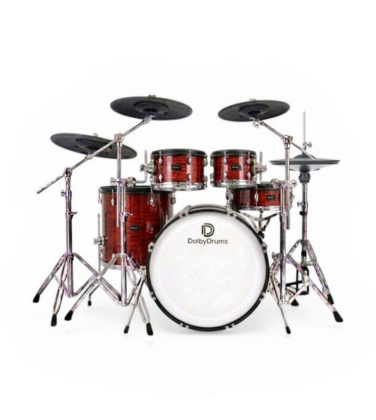 Dolby REV-9 RED WOOD Electronic Drum Kit