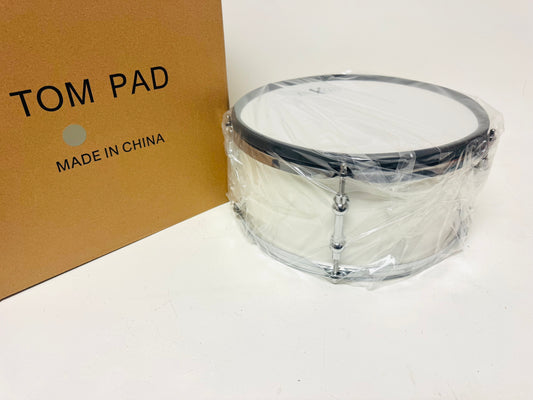 HXM 12” X 6” White Rack Tom Drum for Roland Alesis Lemon Kit
