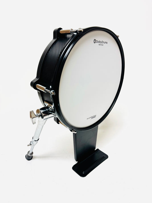 Lemon 12” Black Carbon Fiber Upgraded Bass Kick Drum for Roland and Alesis Kit