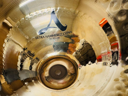 Zildjian 21-inch A Series Ultra Hammered China Cymbal - Brilliant Finish