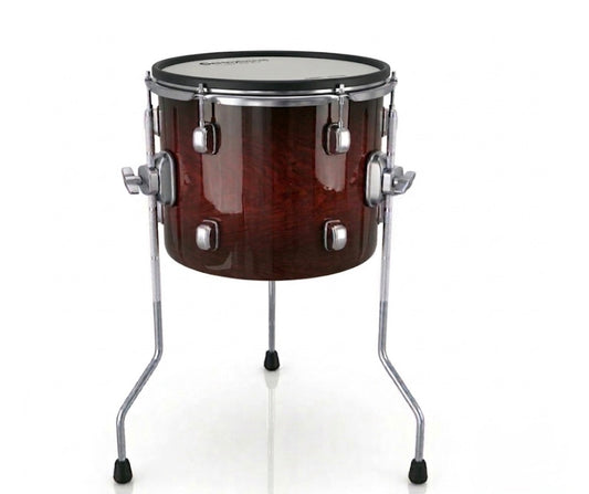 Dolby 12 x 9” RED FADE Electronic Floor TOM 6 Trigger for Roland Alesis Drum