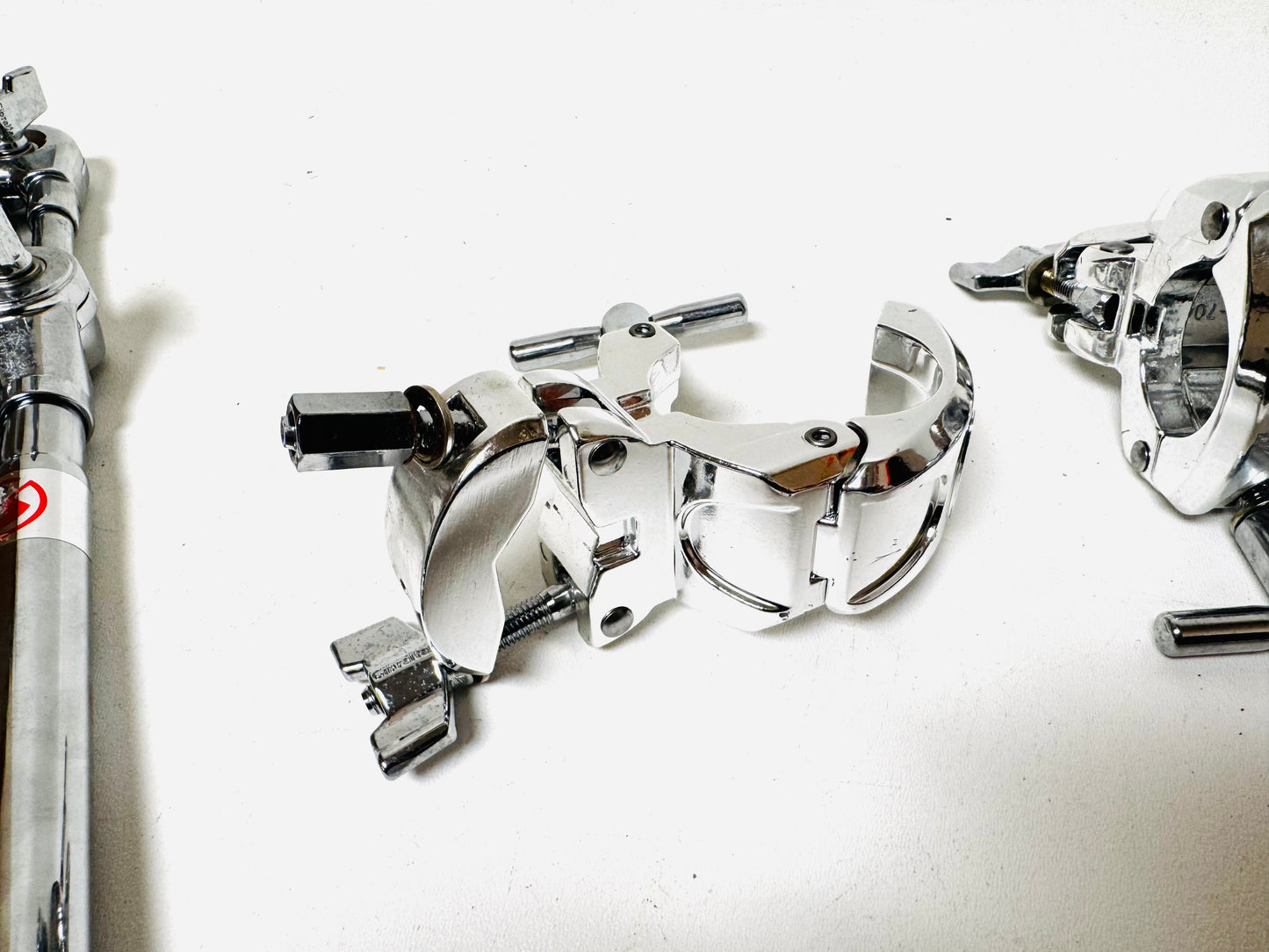 Set of 3 Gibraltar Cymbal Boom Arm and Chrome Clamp