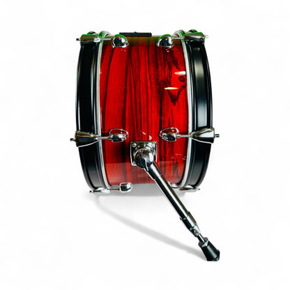 Lemon 16” RED FLAME Bass Kick Drum for Roland and Alesis Kit