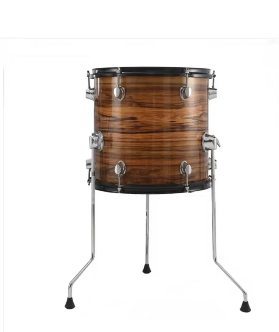 Lemon 13” x 13” Dark Wood Mesh Floor Tom for Roland Alesis Strike Kit