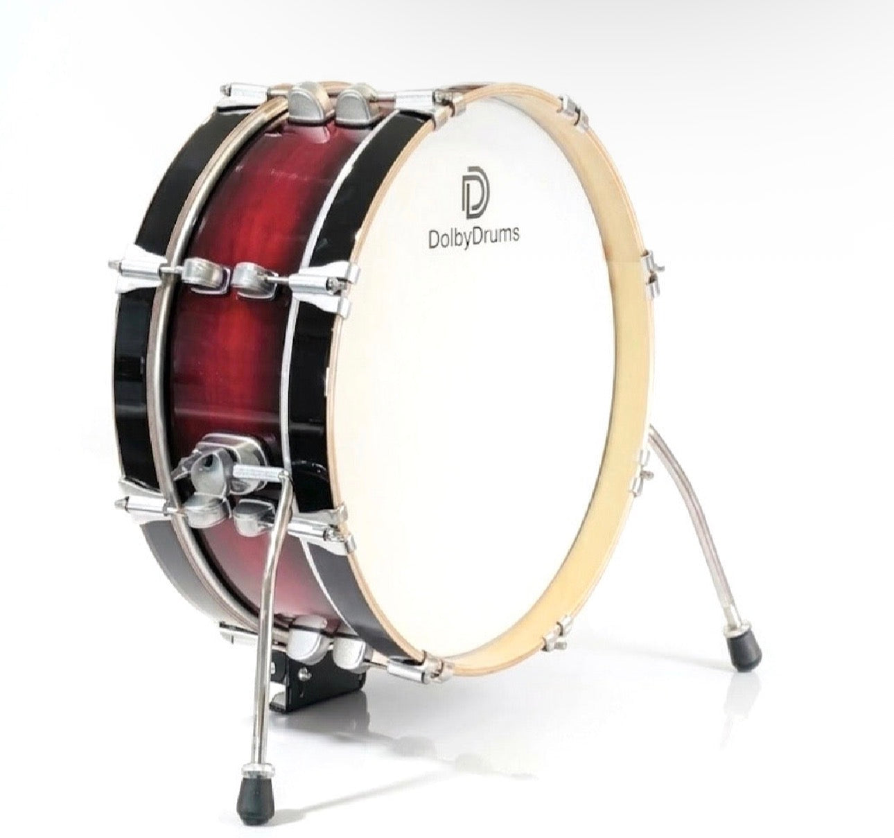 Dolby Dual Core Hybrid Shell Pack Red Fade Electronic Drum for Roland Alesis