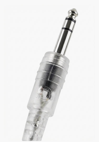 Dual Trigger Silver Clear Cable for Roland Alesis Drum Pad Snare Cymbal Module