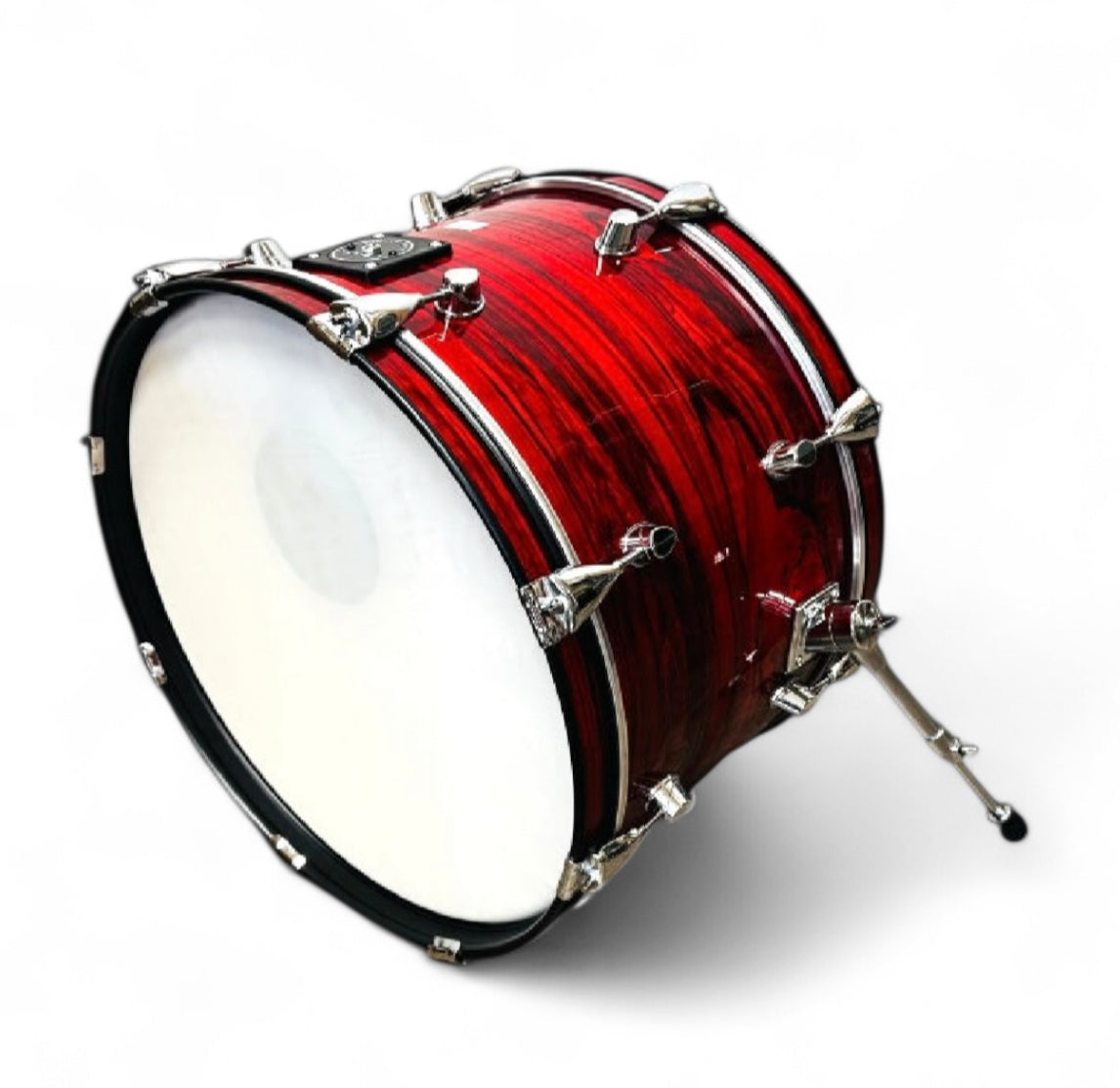 Lemon RED FLAME Shell Pack Bass Tom Snare Drum for Roland Or Alesis Kit