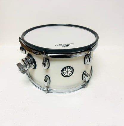 Used Lemon 12 x 7” WHITE Mesh Rack Tom for Roland or Alesis Strike