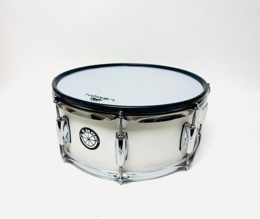 Used Lemon 14 x 5.5” WHITE Mesh Snare for Roland or Alesis Strike