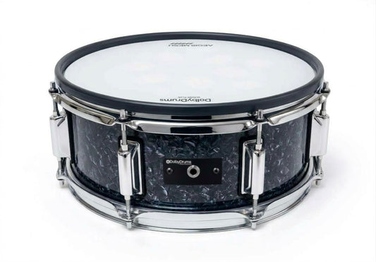 Dolby 14 x 5” Dark Fracture Electronic Snare w 6 Triggers for Roland Alesis