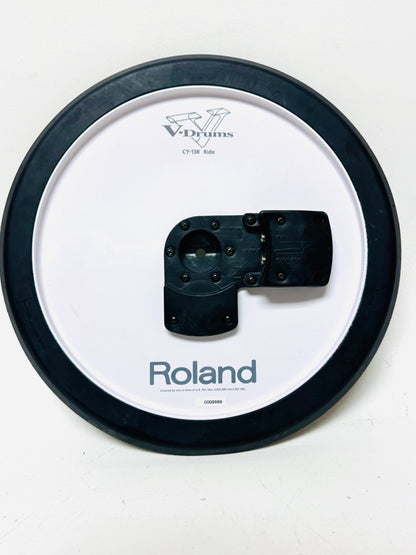 Roland CY-13R Ride White Back with Boom Arm