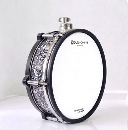 Dolby 12” Electronic Black Abalone Tom or Snare w 6 Triggers for Roland Alesis Drum HX