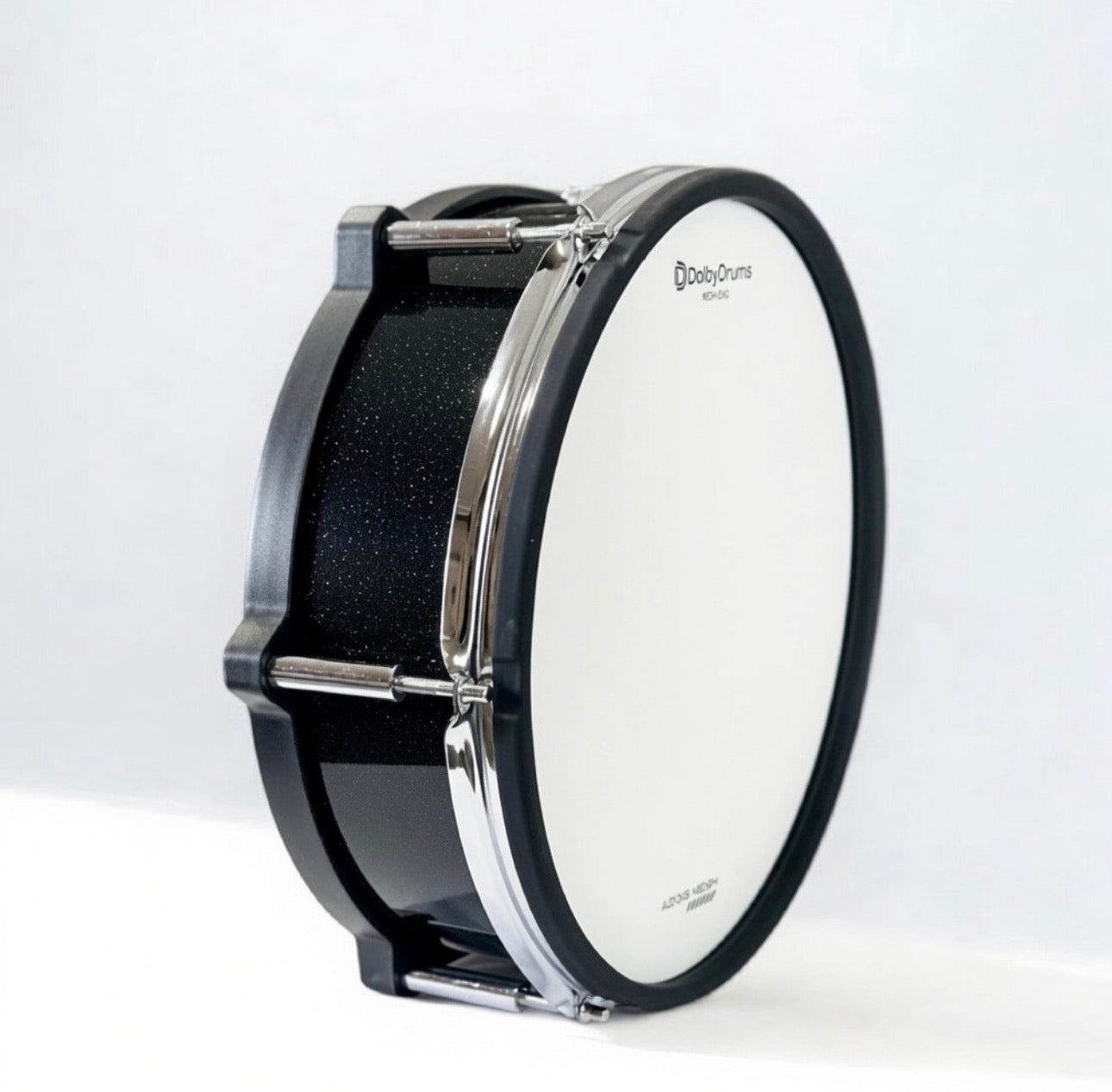 Dolby 12” Electronic Black Sparkle SNARE w 6 Triggers for Roland Alesis Drum HX