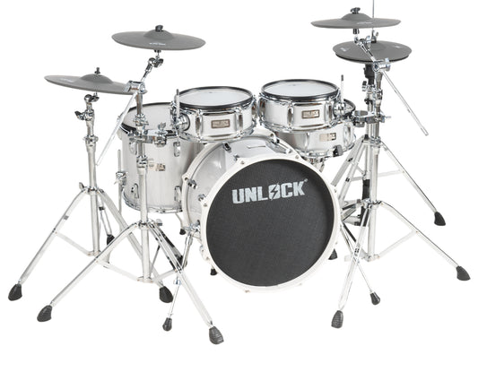 UNLOCK L1 Mini E Drum Kit Silver Edition