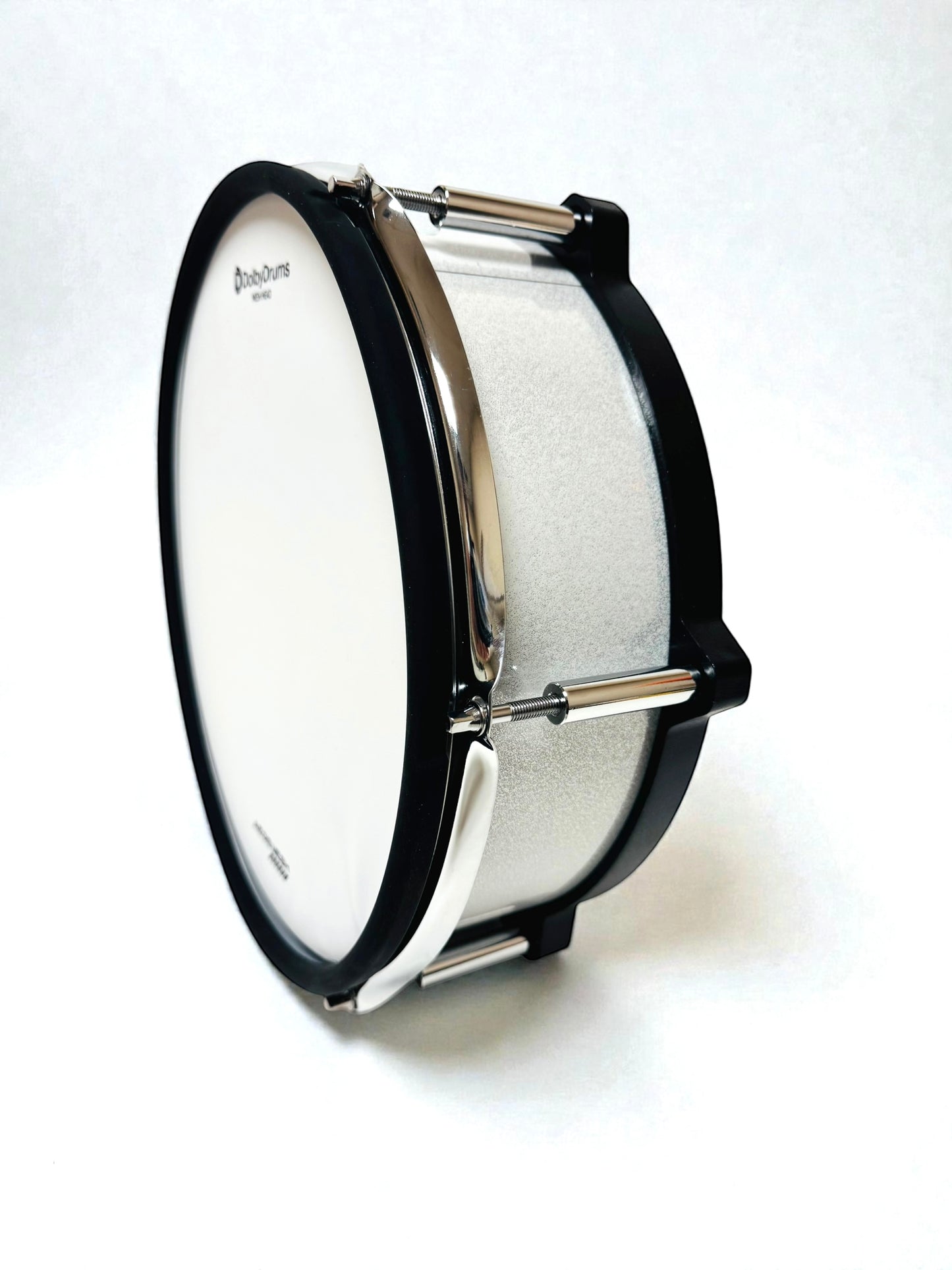 Dolby 12” Electronic White Silver SNARE w 6 Triggers for Roland Alesis Drum HX