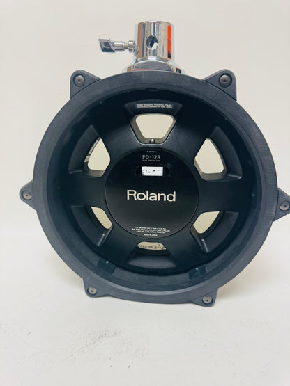 Roland PD-128-BC 12” Black Chrome Mesh Tom Pad PD128