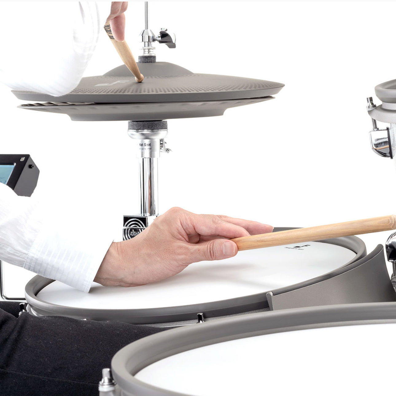 EFNOTE 14” 9-Sensor Snare Drum Black Oak EFD-S1455-BO