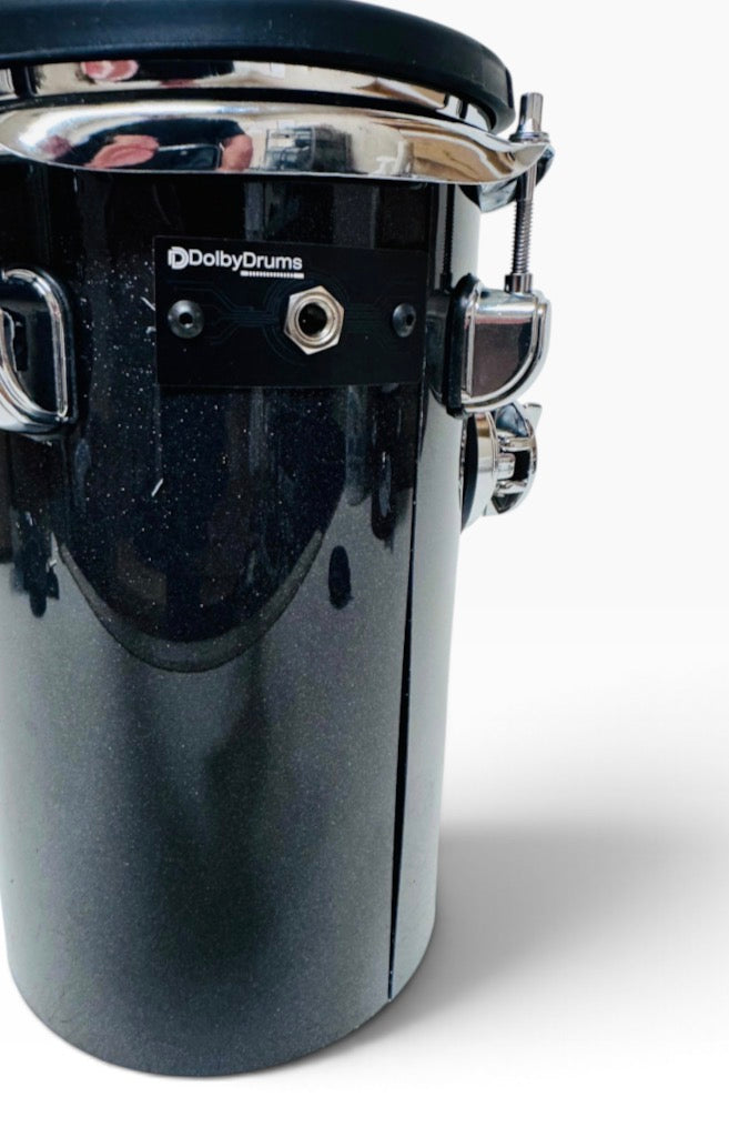 6” x 10” Black Electronic Octoban Dual Zone B-STOCK for Roland Alesis Drum