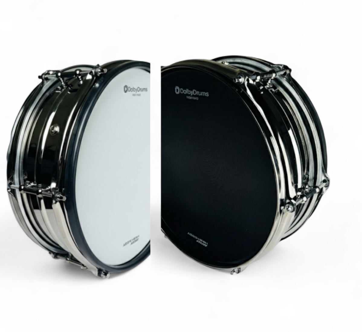 12” Electronic Black Nickel SNARE w 6 Triggers M6 PRO for Roland Alesis Drum