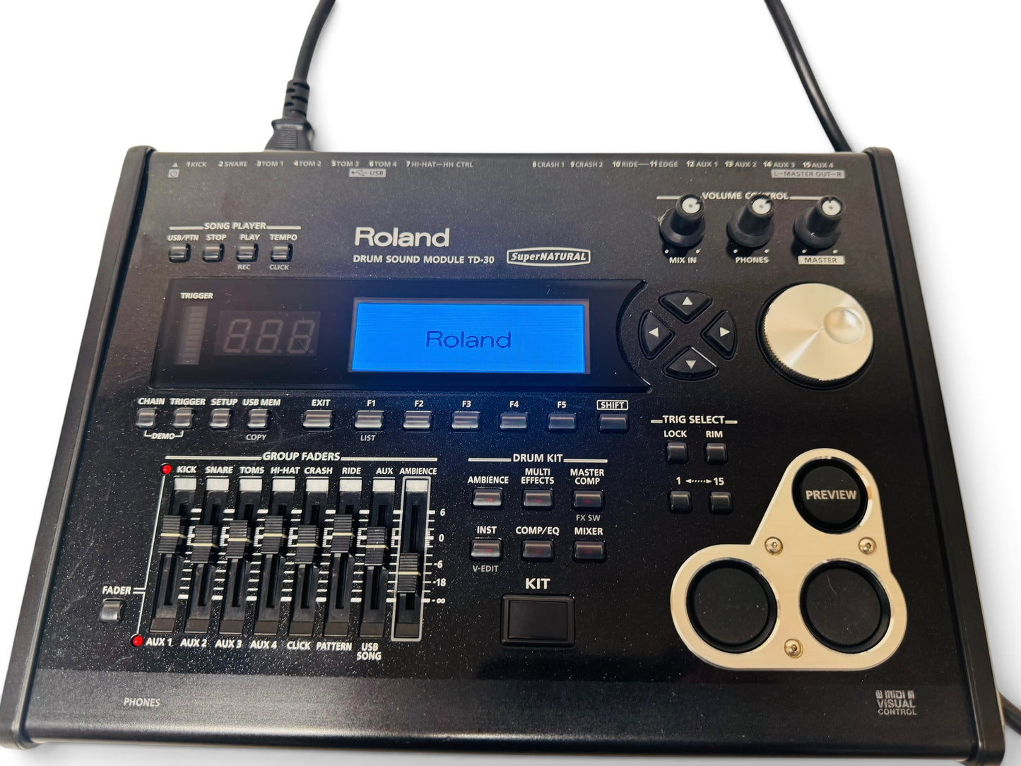 Roland TD-30 V-Drums Electronic Module Brain TD30