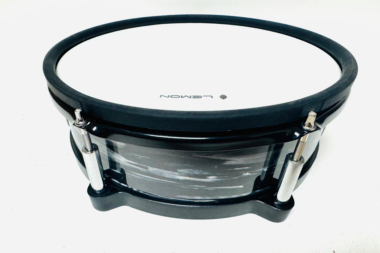 Lemon 12” x 4” SNARE Drum Black Oyster w Mesh Head for Roland Alesis Strike