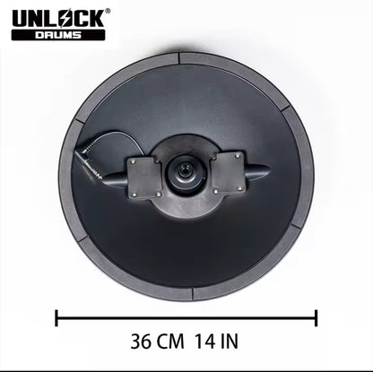 UNLOCK 14” 2 Piece Hi Hat Cymbals for Roland Alesis Strike VH