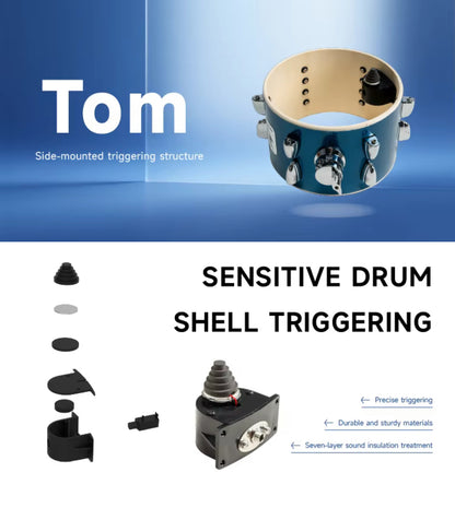 UNLOCK L1 Mini E Drum Kit Silver Edition