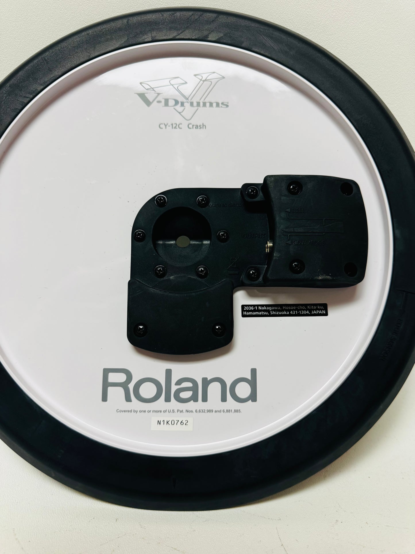 Roland CY-12C 12" Made in Japan Crash Cymbal with Arm and Clamp CY12